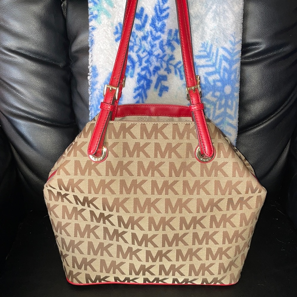Micheal Kors canvas tote